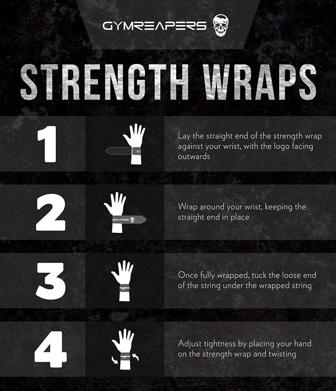 Gymreapers Strength Wrist Wraps for Cross Training, Olympic Lifting, Strength, WOD Workouts, Calisthenics - Strong Wrist Support for Men and Women - Fits All Wrist Sizes | Men and Women