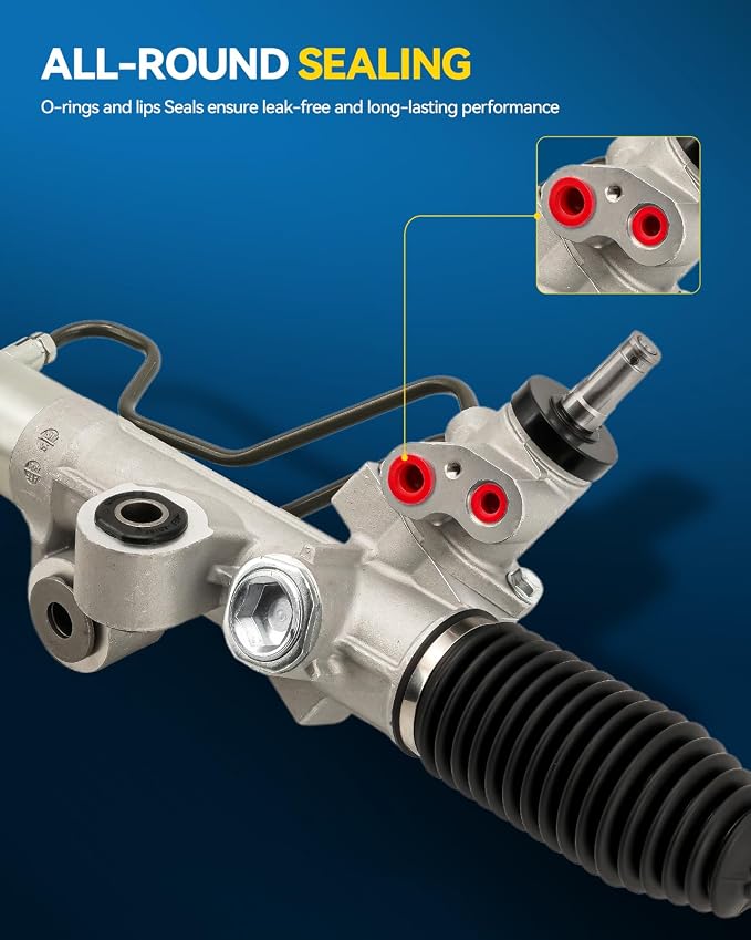 PHILTOP Power Steering Rack and Pinion Assembly for 2006-2008 H3 | Replace No.221117, 15234374