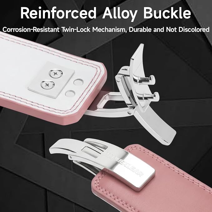 MANUEKLEAR 10mm Thick & 4inch Wide Weight Lifting Belt Lever, Lever Belt Weightlifting for Men and Women, Powerlifting Lever Gym Belt for Squat Deadlift Workout