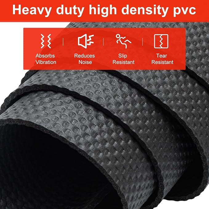 Treadmill Walking Pad Mat for Carpet Floors,29.5x70.8"Foldable Treadmill Mat for Hardwood Floors,Non-Slip Exercise Equipment Mat for Under Exercise Bike,Walking Pad & Elliptical,Noise Shock Absorption