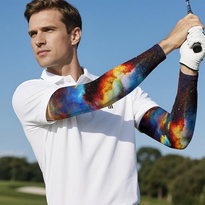 Marble Sports Compression Arm Sleeves for Men & Women - Youth Arm Sleeve Baseball Volleyball Sleeves & Basketball Sleeve