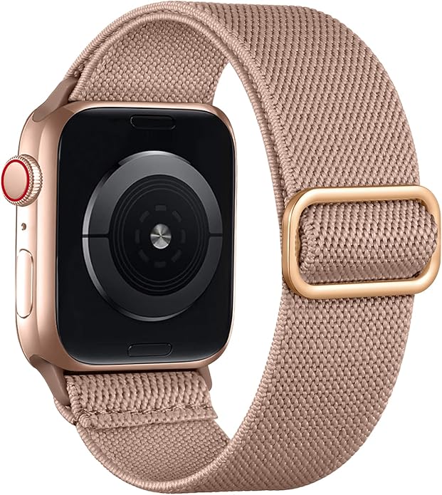 Lerobo Braided Band Compatible with Apple Watch Series 11 10 9 8 7 46mm 45mm 41mm Ultra SE 3 2 1 49mm Series 6 5 4 3 44mm 40mm 38mm 42mm Men iWatch Bands Women Stretchy Nylon Solo Loop Sport Strap