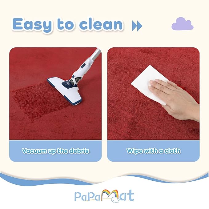 1.3" Thick Baby Play Mat for Floor,39x59 Memory Foam Tummy Time Mat | Ultra Soft Playmat for Baby,Tummy Time Foam Mats,Cushioned for Infant,Kids and Toddler Crawling,Easy Care