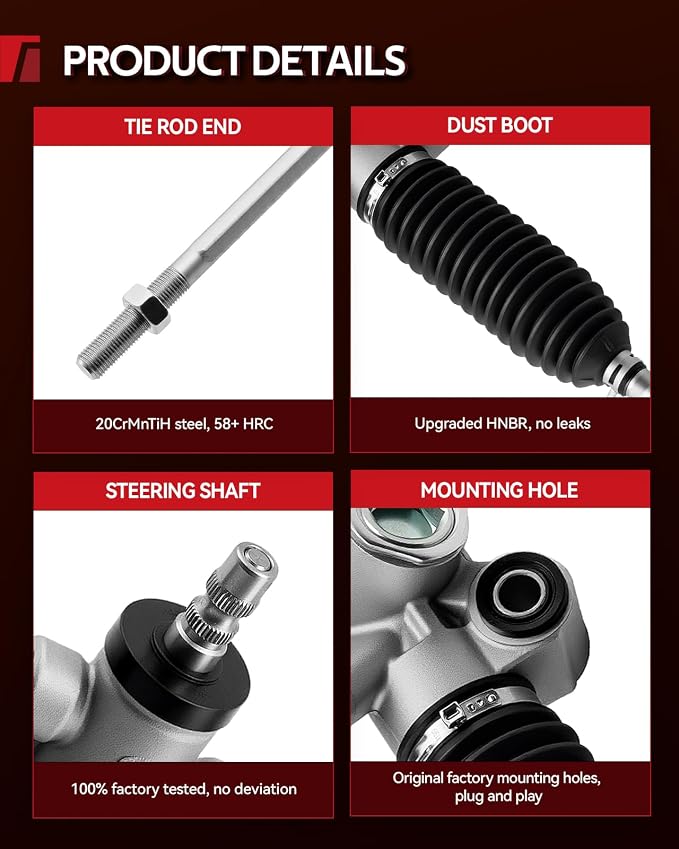 Torchbeam Hydraulic Power Steering Rack and Pinion Replacement for Toyota 1995-1999 Camry All Models/1992-1994 Camry 2.2L 3.0L, 1997-1999 Avalon All Models, Lexus 1997-1998 ES300 Replace# 261690