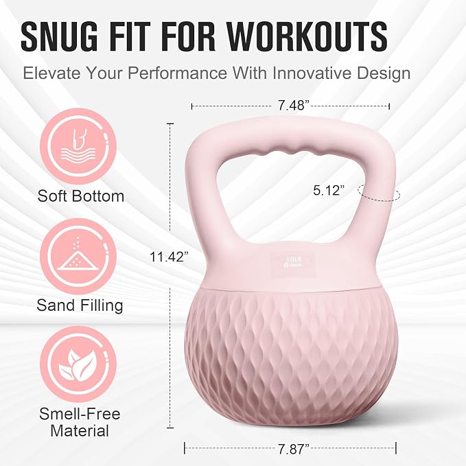Soft Kettlebell, Safe Strength Training Kettlebells for Women