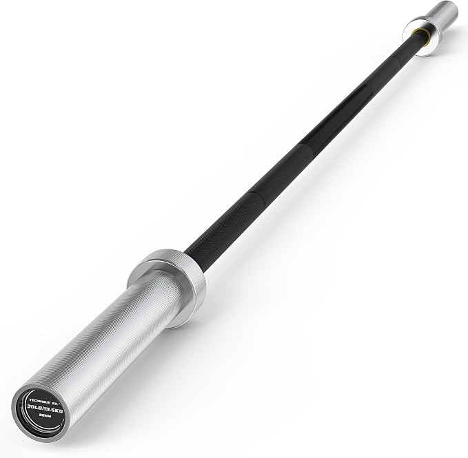 HANDBODE Olympic Barbell, 4FT, 5FT, 6FT & 7FT Weight Bar, Multiple Options | 2-Inch Needle Bearings, Hard Chrome Coating, Knurled Grip, Powerlifting, Bench Press, Deadlift, Squat, Hip Thrusts And Cleans
