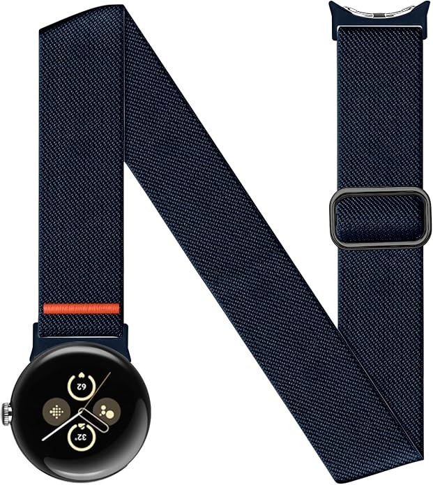 Sport Ankle/Arm Band Compatibel with Google Pixel Watch 1/2/3 4 (41mm) Google Pixel Watch 4 3 （45mm）,Elastic Nylon Arm Bands for Google Watch Men/Women