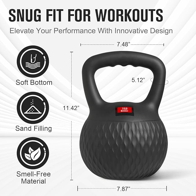 Soft Kettlebell, Safe Strength Training Kettlebells for Women