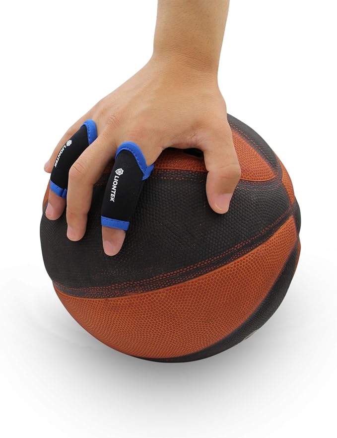 Single Finger Sleeve Pair - Sports Compression Finger Sleeve for BJJ, MMA, Basketball, Weight Lifting, and More