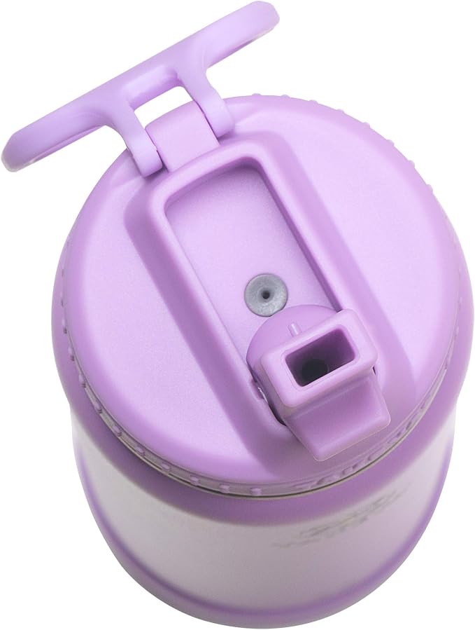 Takeya 18 oz Actives Stainless Steel Water Bottle with Straw Lid – Leakproof, Double-Wall Insulated, Keeps Drinks Cold 24 hrs/Hot 12 hrs, BPA-Free, Powder-Coated, Gym & Travel, Lilac