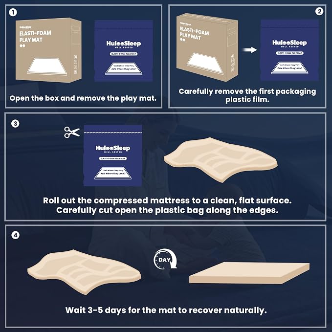 Huloo Sleep Baby Play Mat 65x50 Inches, 1.3" Thick Padded Waterproof Floor Cushion & Playpen Mat with Vegan Leather, Non-Slip & Non-Toxic Nursery Rug for Infants, Toddlers & Kids(Green)