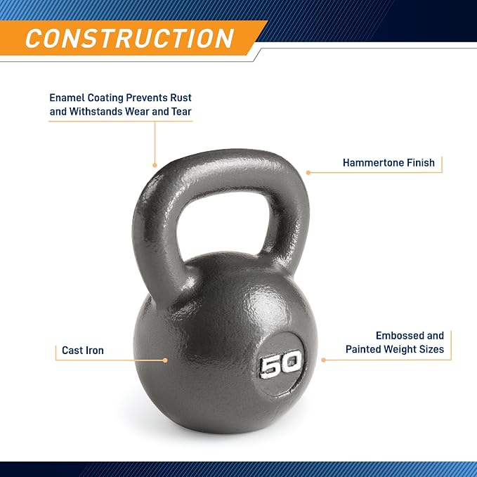 Marcy Hammertone Kettle Bells - 10 to 55 lbs. HKB Workout Weights