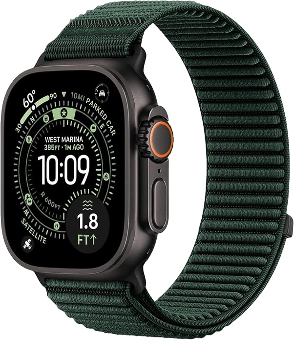 Nylon Loop Sport Band Compatible with Apple Watch Ultra 3 2 Band 49mm 46mm 45mm 44mm 42mm 41mm 40mm 38mm Women Men, Stretchy Strap Elastic Fabric Wristband for iWatch Series 11 10 SE 9 8 7 6 5 4 3 2 1
