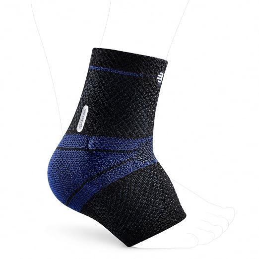 Bauerfeind - MalleoTrain - Ankle Support Brace - Helps Stabilize the Ankle Muscles and Joints For Injury Healing and Pain Relief - Left Foot - Size 2 - Color Black