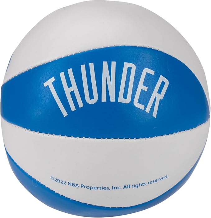 Franklin Sports NBA Toy Basketballs - 2 Pack of Kids Soft Mini Basketballs for Over The Door + Indoor Hoops - NBA Fan Shop