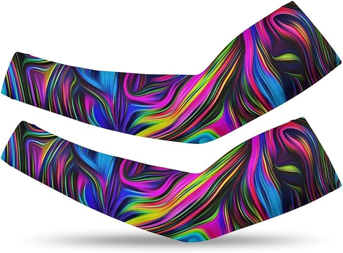 Marble Sports Compression Arm Sleeves for Men & Women - Youth Arm Sleeve Baseball Volleyball Sleeves & Basketball Sleeve