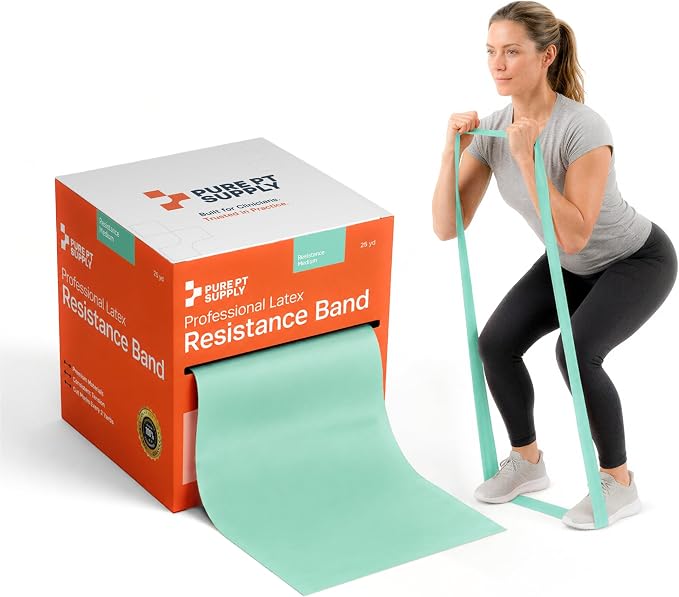 Pure PT Premium Latex Resistance Band – Elastic Exercise Bands | Premium latex resistance band for strength training, yoga & physical therapy | Elastic Workout Bands | Exercise Bands