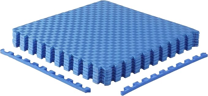 CAP Puzzle Exercise Mats | 1/2” Thick EVA Interlocking Foam Tiles for Home Gym Flooring | Multiple Options