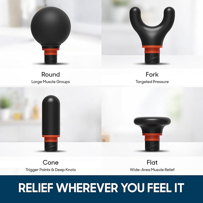 Sharper Image Powerboost Move Aero [New 2026 Version] Mini Deep Tissue Percussion Massage Gun| Muscle Recovery & Pain Relief Massage Tool| Full Body Back & Shoulder Massager| Travel Gift for Men Women