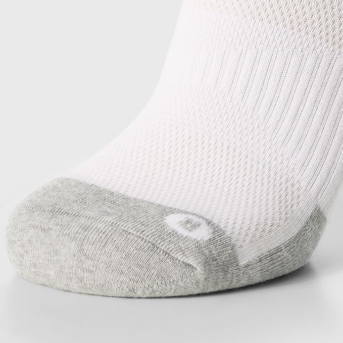 FITRELL 6 Pack Men's Athletic Ankle Socks Cushioned Sports Running Socks 7-9/9-12/12-15