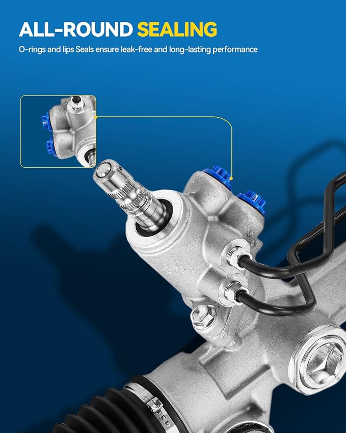 PHILTOP Power Steering Rack and Pinion for Camry, ES330, Solara, ES300 | 2002-2006 Camry, 2004-2008 Solara, 2004-2006 ES330, 2002-2003 ES300 Replace No.4425006141, 4425006140, 4420033332, 972606