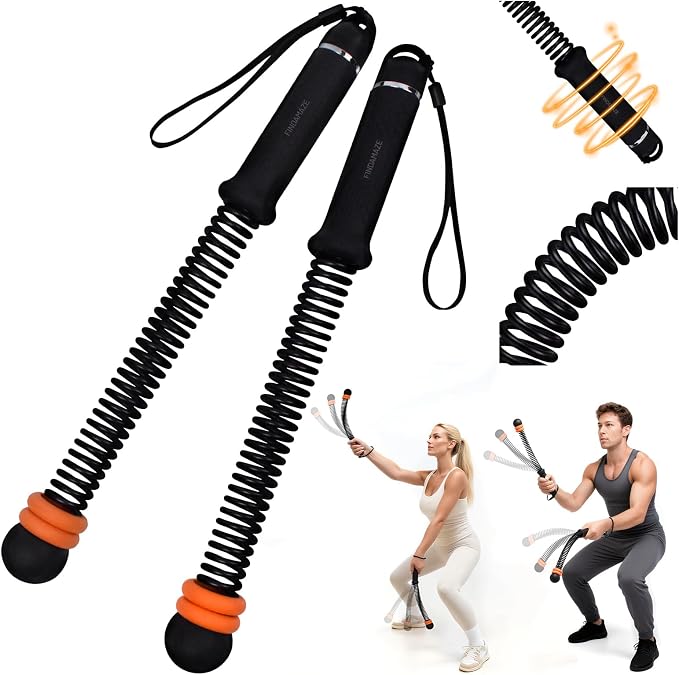 Portable Ropeless Battle Ropes for Men & Women,Adjustable Weights Cordless Battle Ropes for Home Gym,Exercise Ropes with Variable Resistance,for Strength & HIIT(Black)