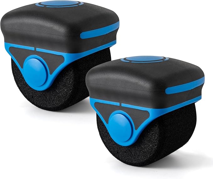 NEWISHTOOL Sponge Seam Roller Vinyl Applicator Tool, 2 Pack Pro Wrap Tools | Soft Foam Wheel Roller, Pro Heat-Resistant Rolling Tools for Vinyl Application on Vehicle Contoured, Rivets, Uneven Surface