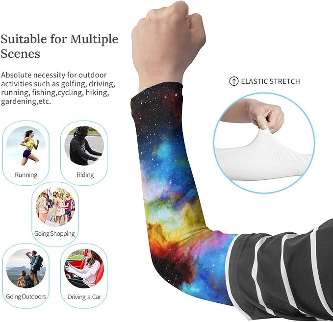 Marble Sports Compression Arm Sleeves for Men & Women - Youth Arm Sleeve Baseball Volleyball Sleeves & Basketball Sleeve
