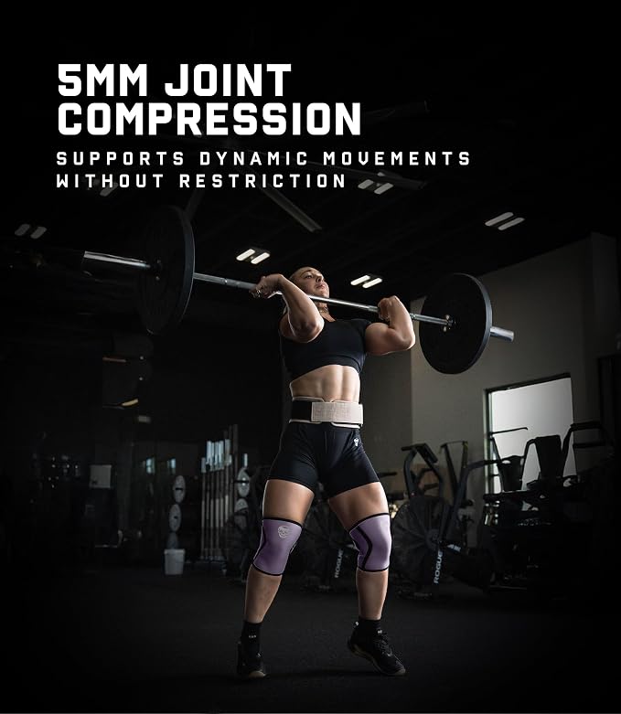 Gymreapers 5MM Knee Sleeves for Weightlifting, Squats, Powerlifting, and Functional Training – Compression Knee Support for Men & Women – Joint Protection & Recovery – Pair