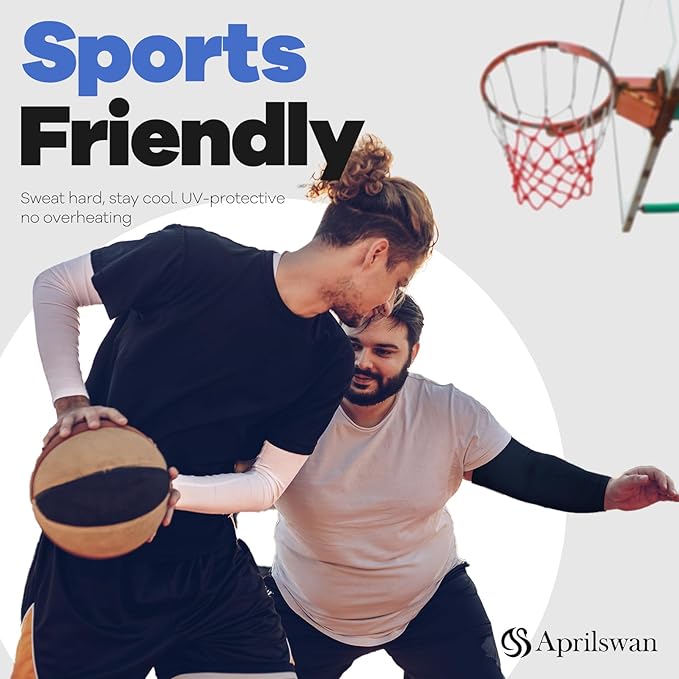 Arm Sleeves, UV Sun Protection Cooling Arm Covers for Men/Women | UPF 50+ UV protection; Sweat-wicking & cooling; Non-slip design; Lightweight & breathable