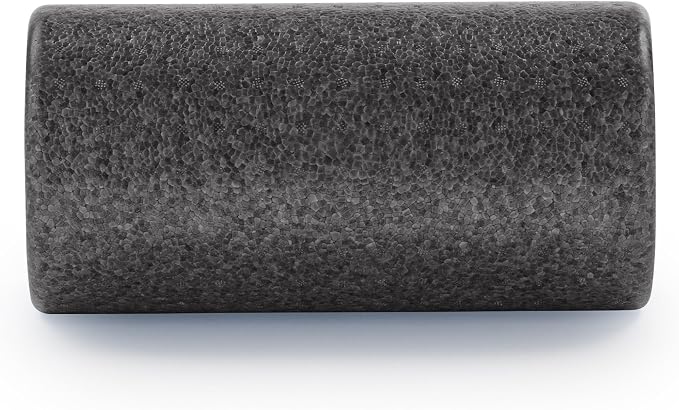 Sunny Health & Fitness 12" Black High-Density Yoga Foam Roller | Muscle Relief, Physical Therapy, Post-Workout Recovery, Improved Flexibility, Home, Gym, Rehab Use, Full-Body Use