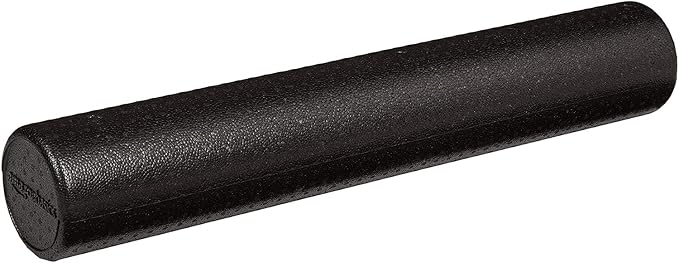 Amazon Basics High-Density Foam Roller for Exercise, Stretching and Muscle Recovery, 36 Inches, Black