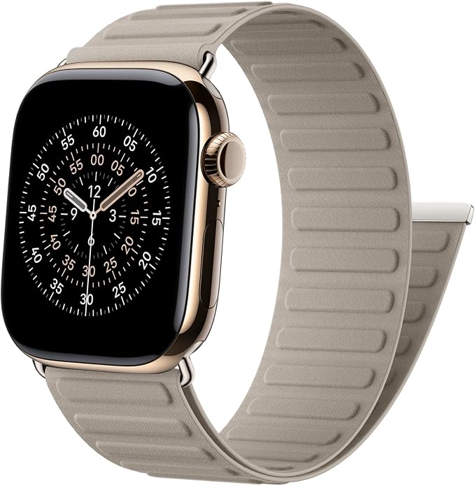 Magnetic Link Sport Band Compatible with Apple Watch Bands for Men Women | Patented Solo Loop Band 40mm 38mm 41mm 44mm 45mm 42mm 49mm, Sport Strap for iWatch Series 11 10 9 8 7 6 5 4 3 2 1 Ultra SE