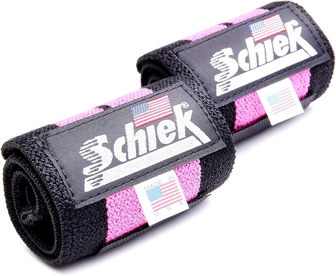 Schiek Sports Heavy Duty Model Wrist Wraps - Gym Workouts Wrist Support - Weight Lifting
