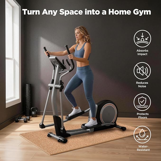 AIRHOP 18 PCS Gym Floor Mat, EVA Foam Puzzle Gym Mat, High-Density Interlocking Foam Floor Tiles for Home Gym, Play Workout Garage Kitchen Flooring 12.6"x12.6"x0.4"