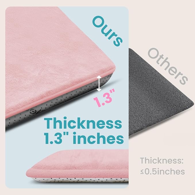 Extra Large 79"×158" Baby Play Mat for Floor,1.3" Thick Elasti Foam Playroom Mat for Toddler,Infant,Kids,Ultra Soft Velvet Classroom Rug,Non Slip Backing Safe for Crawling&Tummy Time（Pink）