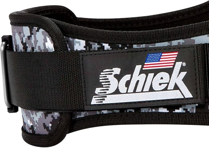 Schiek Sports 2006 Nylon 6 Inches Weight Lifting Belt - Support Belt for Power Lifting