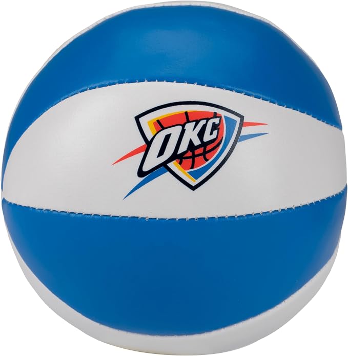 Franklin Sports NBA Toy Basketballs - 2 Pack of Kids Soft Mini Basketballs for Over The Door + Indoor Hoops - NBA Fan Shop