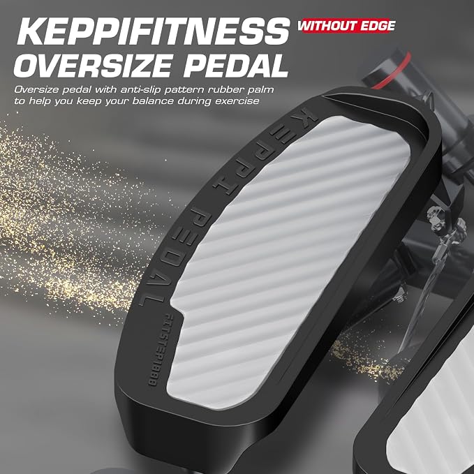 Keppi Fitness Stair Stepper, Steppers for Exercise at Home, Stepper with 2 Pairs of Resistance Bands for Efficient Cardio - Fitstep Series