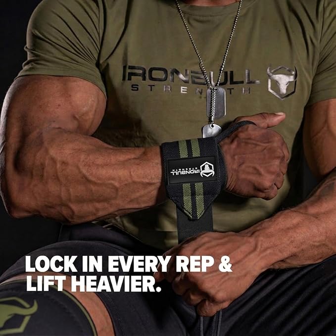 Wrist Wraps for Weightlifting (USPA & IPL Approved) - 18” Premium Quality Wrist Straps for Weightlifting - Weight Lifting Wrist Wraps with Thumb Loop - Best Gym Wrist Wraps for Lifting Weights, Curls & Dips - Lifting Wrist Wraps for Bench, Powerlifting...