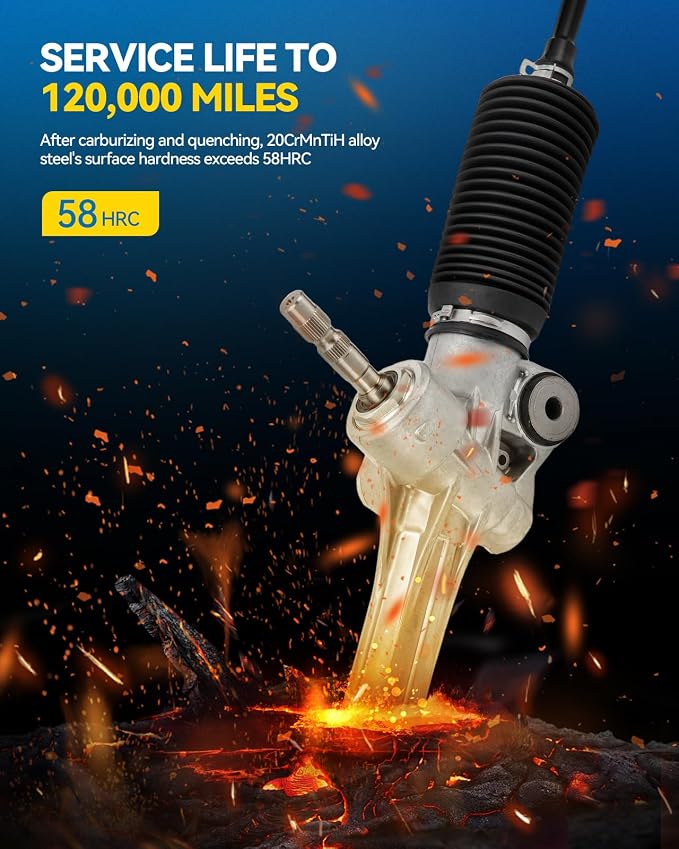 PHILTOP Electronic Steering Rack and Pinion Compatible with Toyota Sienna 2011-2020 3.5L AWD, Sienna 2011-2012 2.7L FWD/2011-2012 2.7L AWD, Rack and Pinion Replace 1G-26008