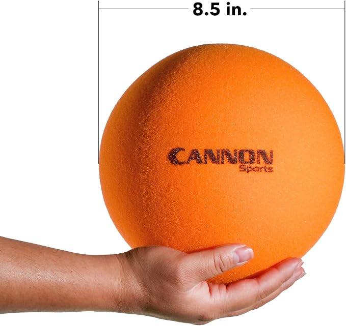 Cannon Sports Soft Foam Ball – Uncoated Medium Density Ball - Lightweight, Safe Play, Indoor/Outdoor Fun - Great for Volleyball, Basketball, Soccer, Dodgeball, and More