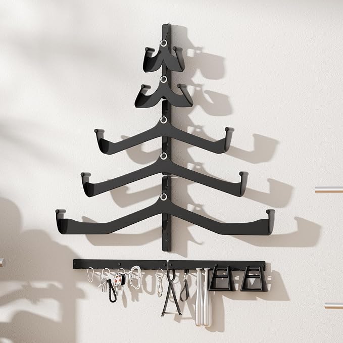 LAT Pull Down Bar Storage Rack Wall Mount,Gym Storage Wall Organizer for LAT Pulldown Attachments Cable Attachment, Gym Accessories, Workout Equipment, Home Gym Fitness