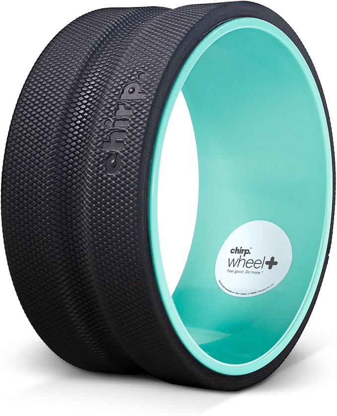 Chirp Wheel+ Foam Roller, Back & Neck Pain Relief, Mint 10-Inch