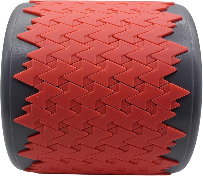 Adjustable Shadowfit Foam Roller Equipment for Sore Muscle, Tissues ∣ Massage Rollers for Maximum Tension Relief ∣ High Density Foam for Deep Tissue Pain Relief, Thigh, Arms (Red)