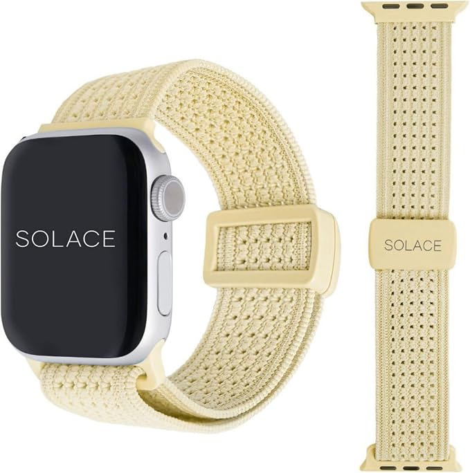 Solace Sport Adapt Bands - Apple Watch Bands, Breathable Nylon with Magnetic Clasp, Unisex Smart Watch Band, Apple Watch Strap