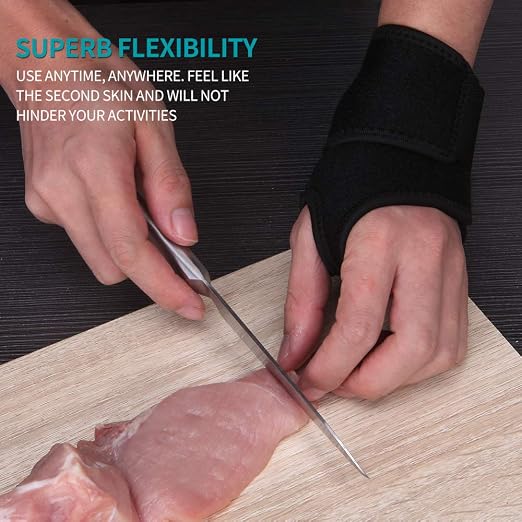 Wrist Brace for Carpal Tunnel, Breathable and Adjustable Wrist Support Brace for Arthritis and Tendinitis, Wrist Compression Wrap for Pain Relief, One Size Fits Left or Right Hand – Single