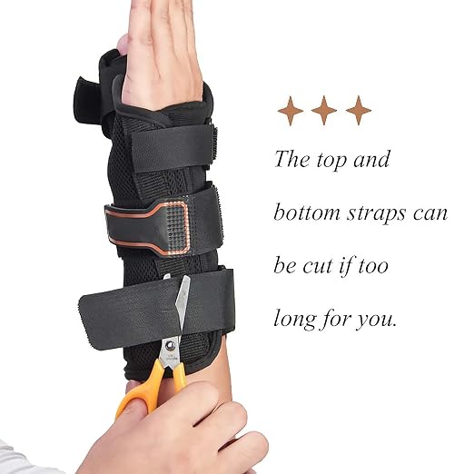 Medibot Wrist Brace & Thumb Spica Splint, for De Quervain's Tenosynovitis, Tendonitis, Carpal Tunnel & Arthritis Wrist Support Thumb Splint (Left Hand - XLarge)