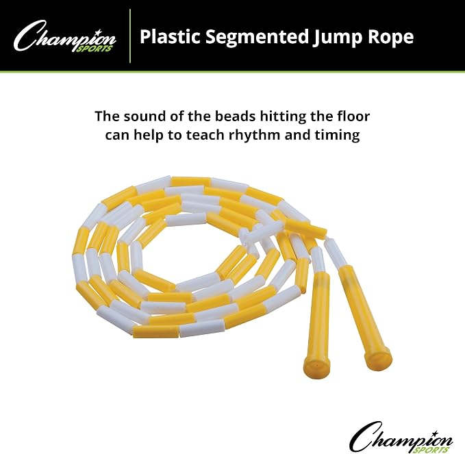Champion Sports Plastic Segmented Jump Rope