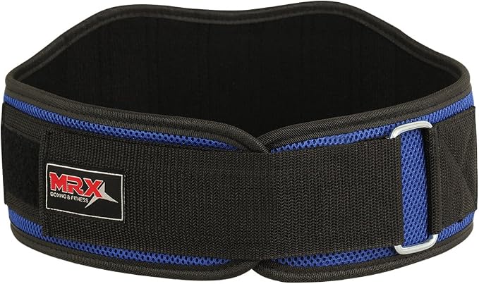 MRX Weight Lifting Belts for Men Fitness Training Gym Back Support Powerlifting Belt 8" Wide Workout Belts for Deadlift, Squat, Weightlifting, Strength Training